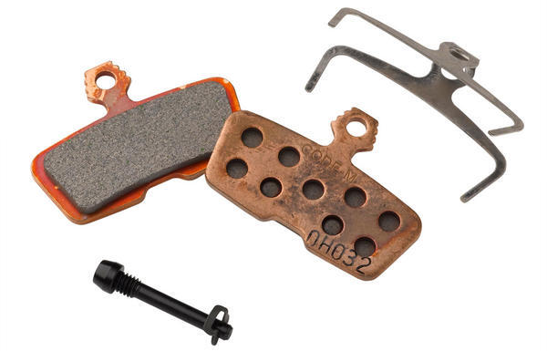 Sram Disc Brake Pads Metal Scintered With Steel Backing Plate - Wet + Powerful