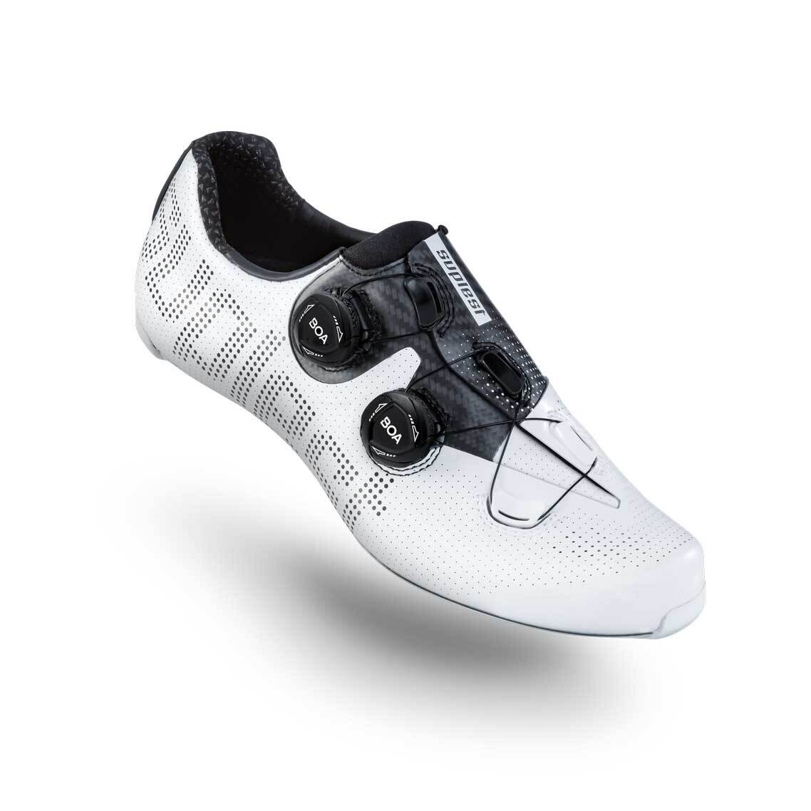 Suplest Edge+ Pro Road Carbon Cycling Shoes - White