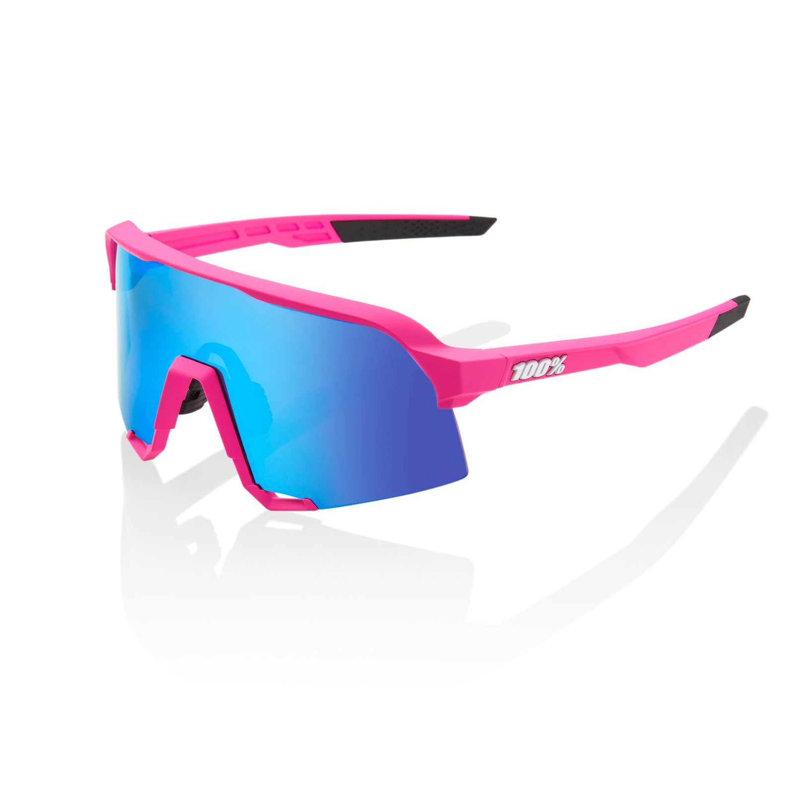 100% S3 Sunglasses HiPER Blue Multilayer Mirror Lens