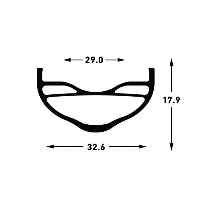 Stan's No Tubes ZTR Flow EX3 Disc Rim - 32H
