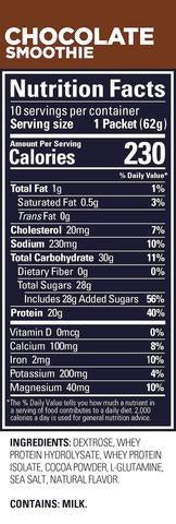 GU Energy Roctane Protein Recovery Drink Mix - Chocolate Smoothie