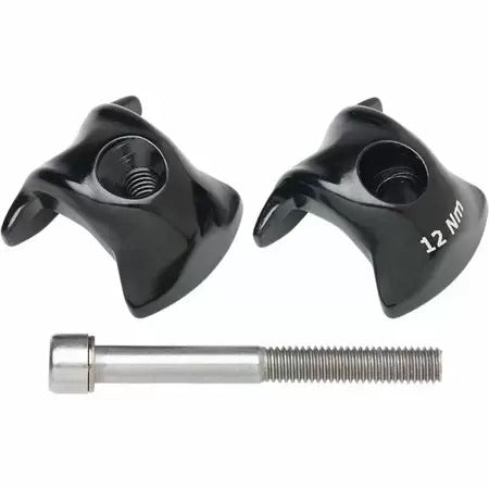 Ritchey Carbon Seatpost Clamp Saddle Rail Single Bolt for Carbon 7x9.6mm - Black