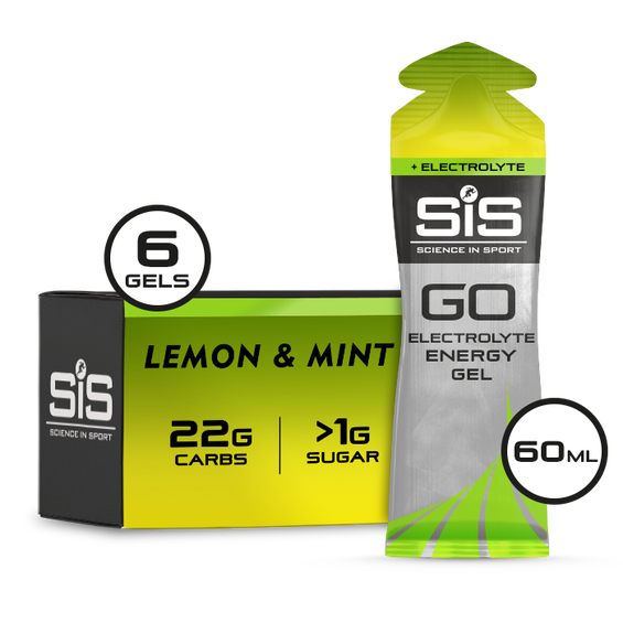 Science In Sport (SIS) GO Energy + Electrolyte Gel - 6 Pack