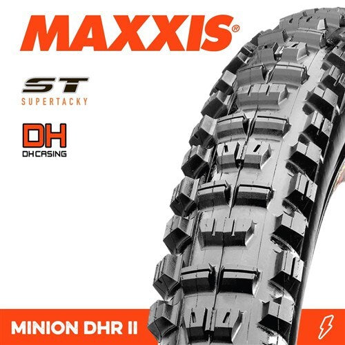 Maxxis Minion DHR II 26 x 2.40 SuperTacky Wire Bead Tyre