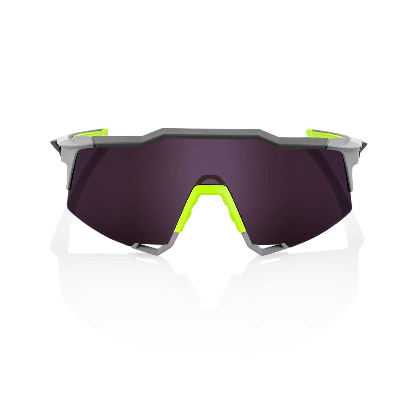 100% Speedcraft Sunglasses Soft Tact Midnight Mauve Purple Lens
