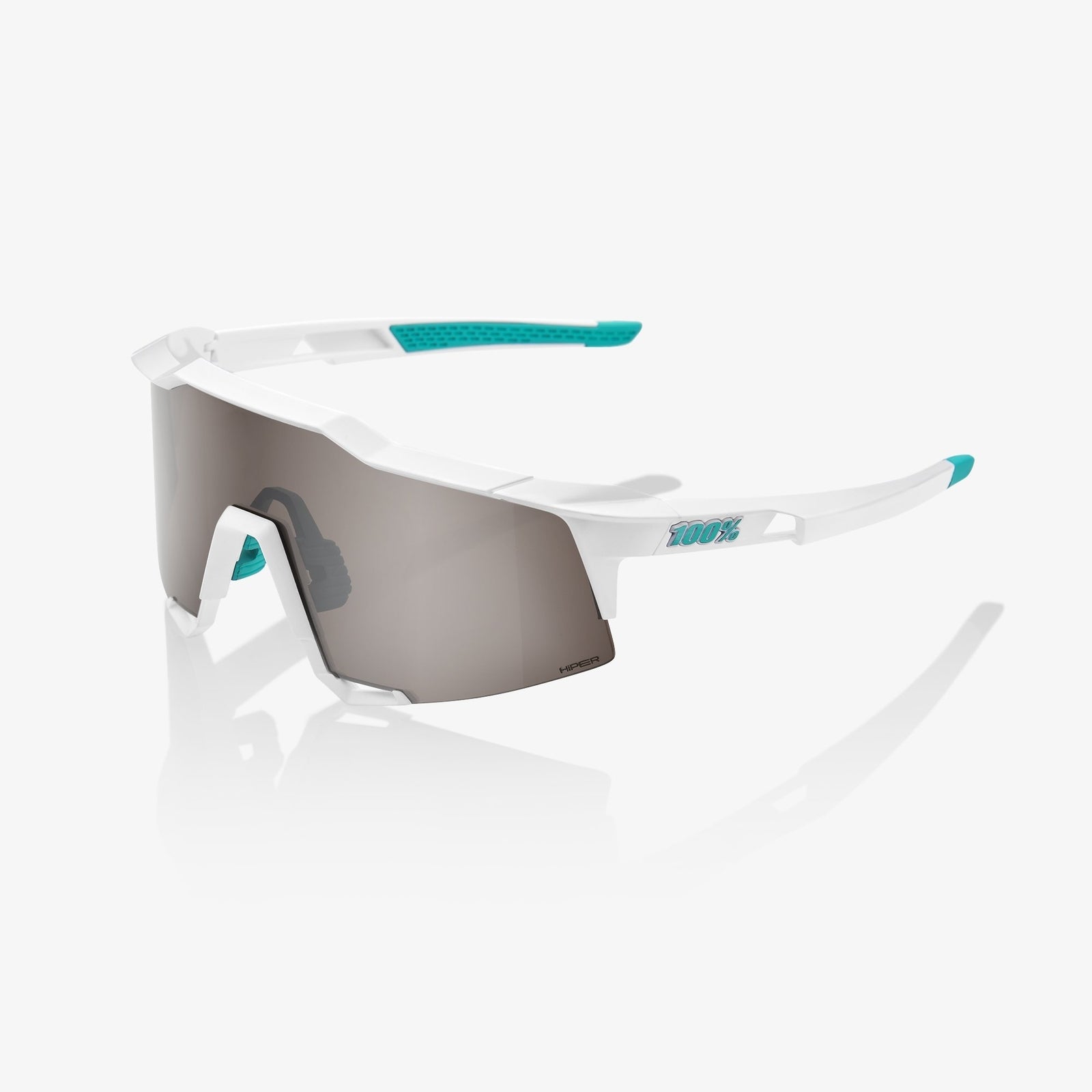 100% Speedcraft Sunglasses SE BORA hansgrohe White Hiper Silver Lens