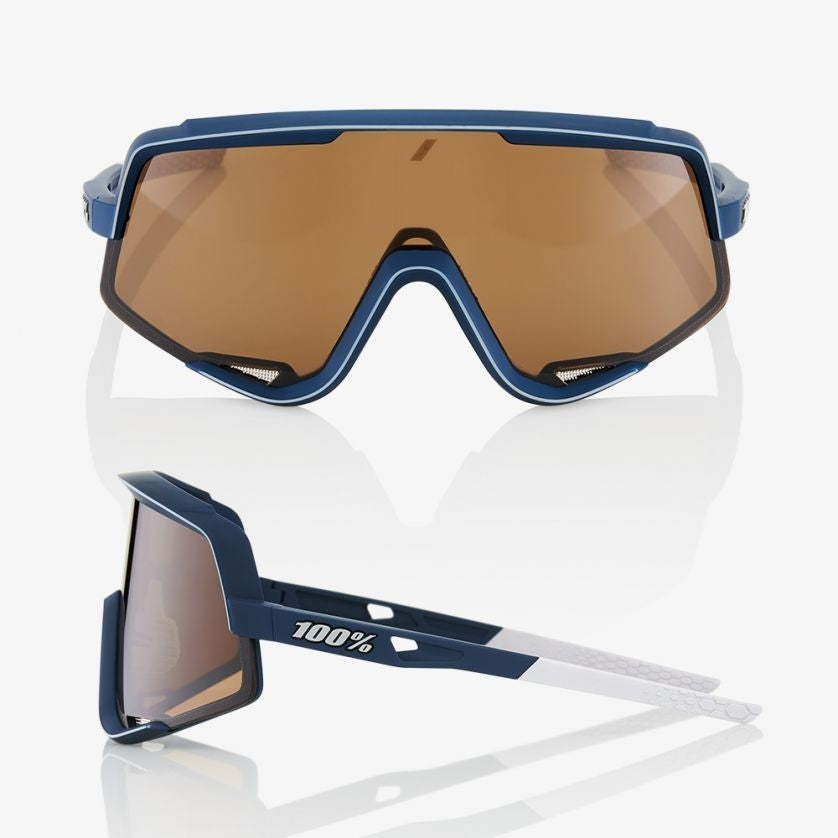 100% Glendale Sunglasses Soft Tact Raw Bronze Lens