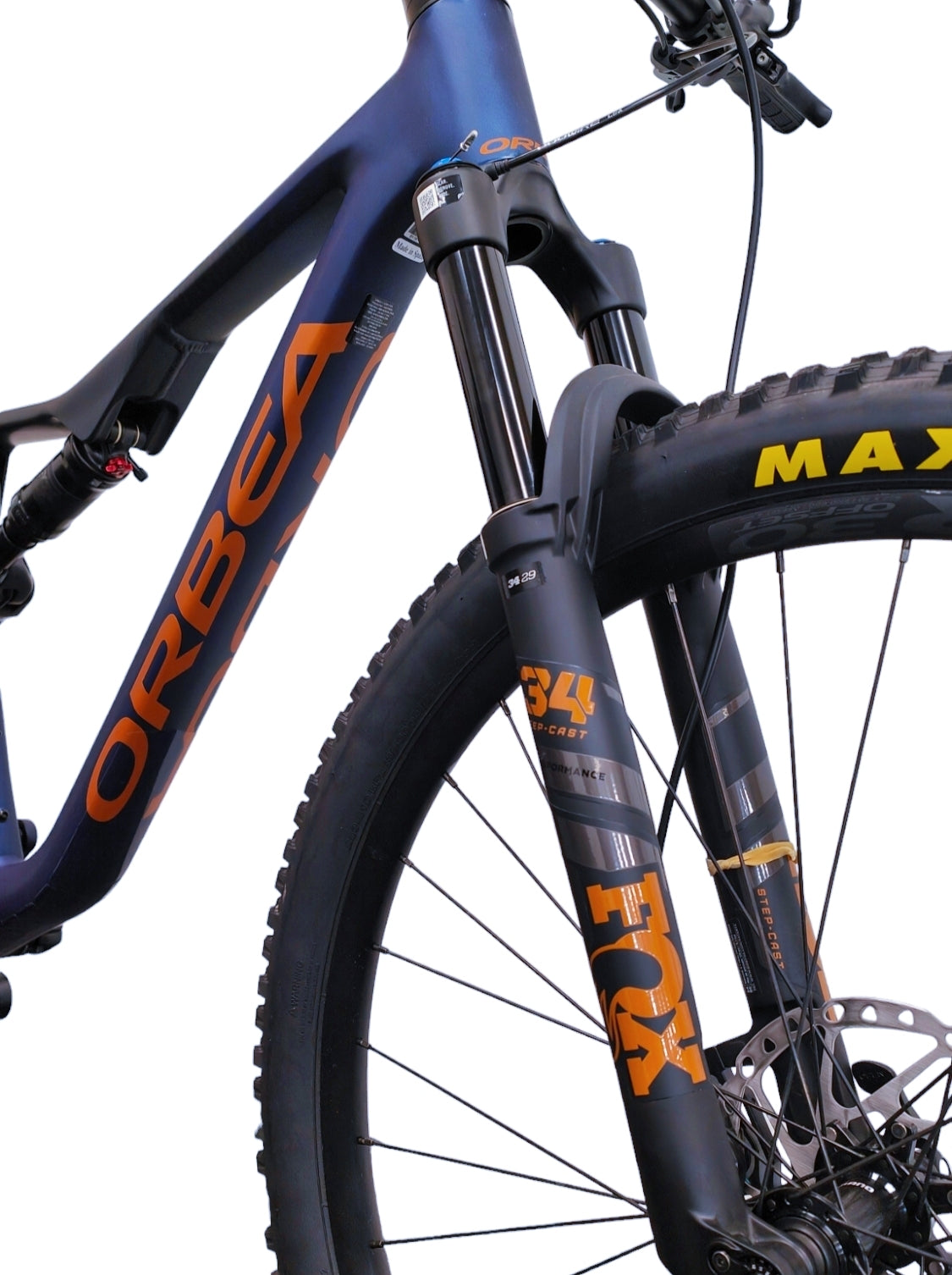 2023 Orbea Oiz H10 Blue/Orange XC Dual Suspension MTB