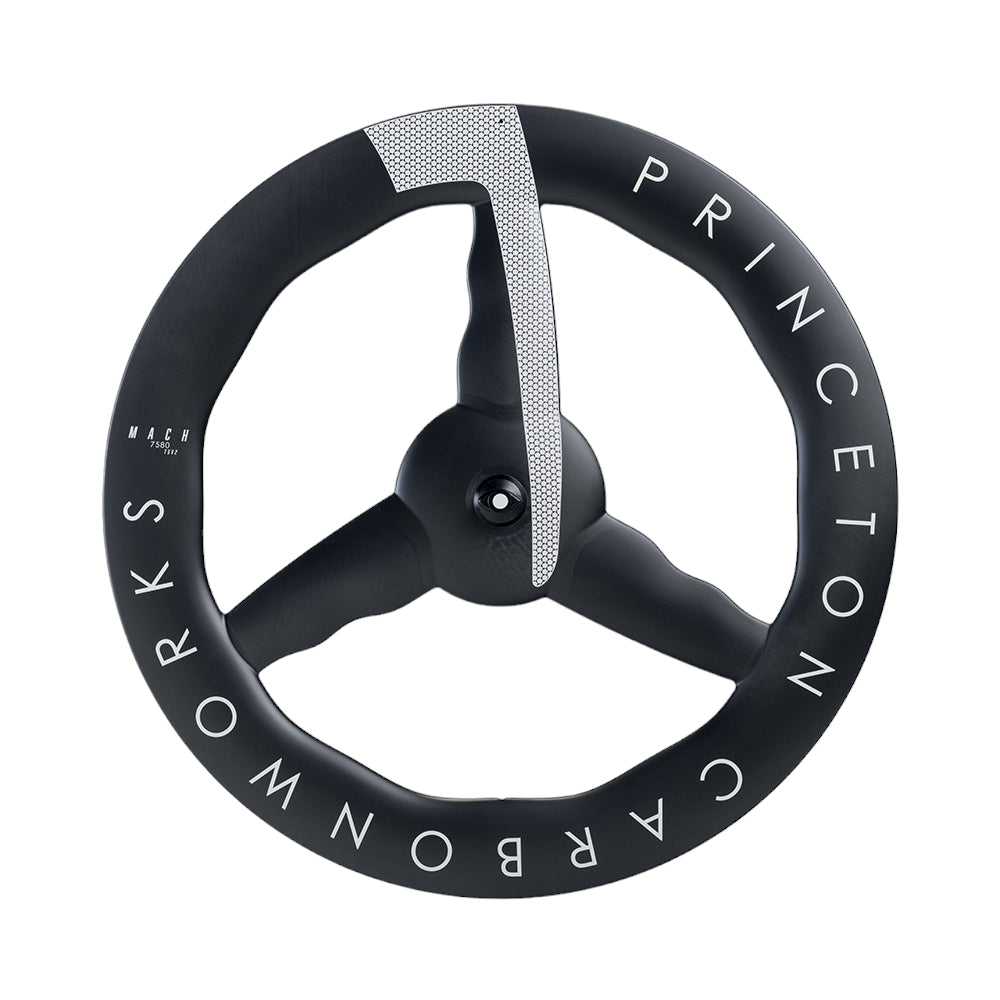 Princeton MACH 7580 Tri Spoke V2 (TSV2) Front Wheel - White