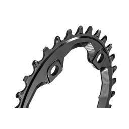 absoluteBLACK Oval Premium Shimano XT M8000/MT700 Asymmetrical NW Chainring for HG+ 12 Speed