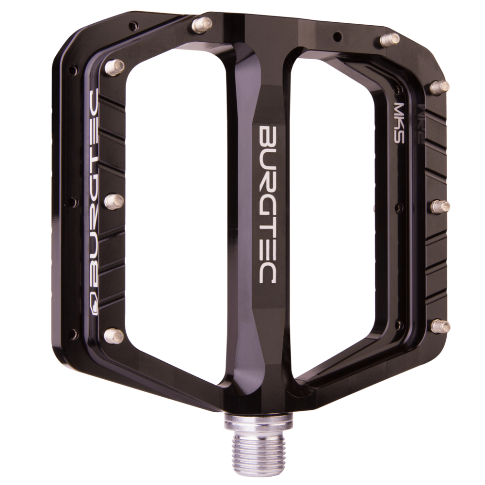 Burgtec Penthouse MK5 Steel Flat Pedals Black