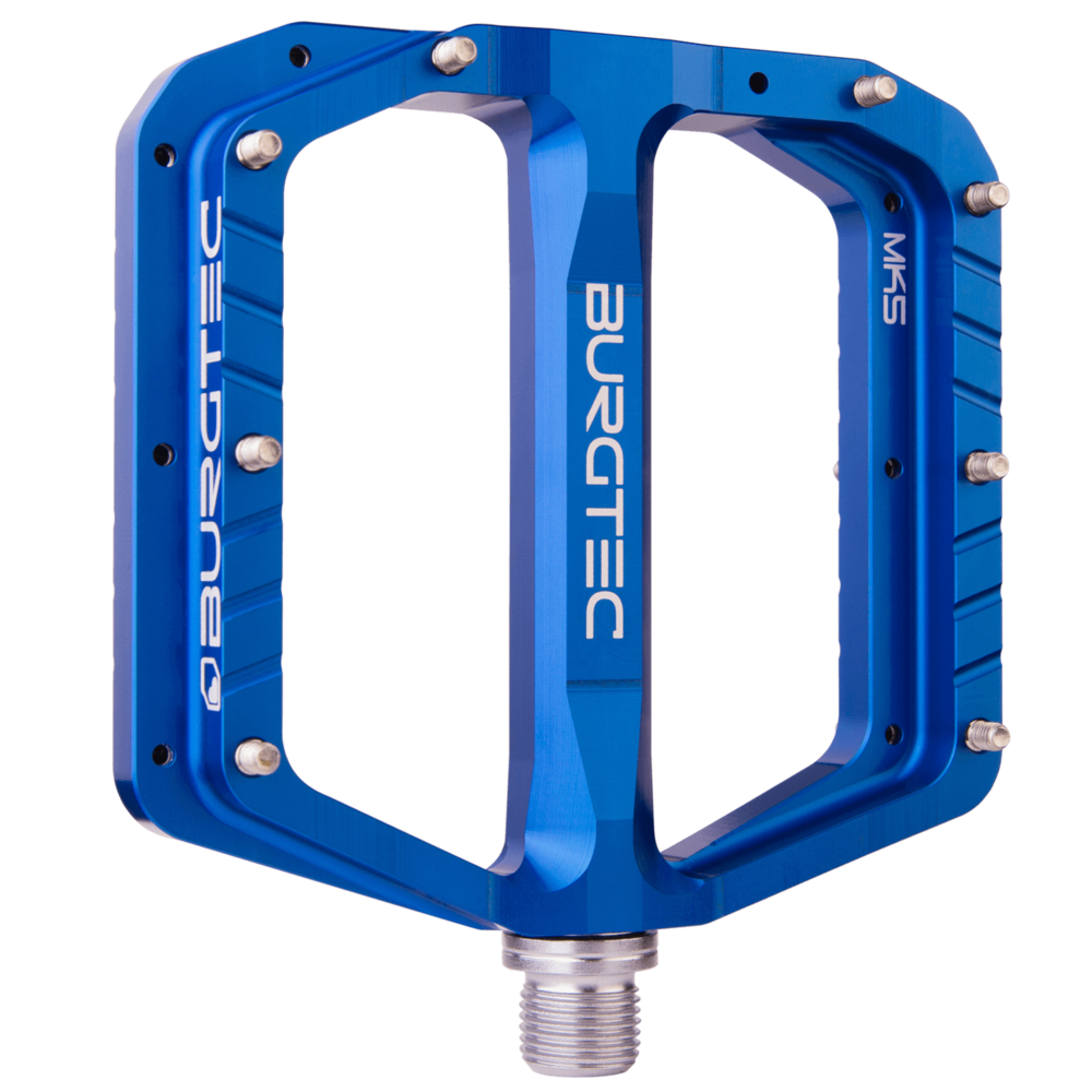 Burgtec Penthouse MK5 Steel Flat Pedals Deep Blue