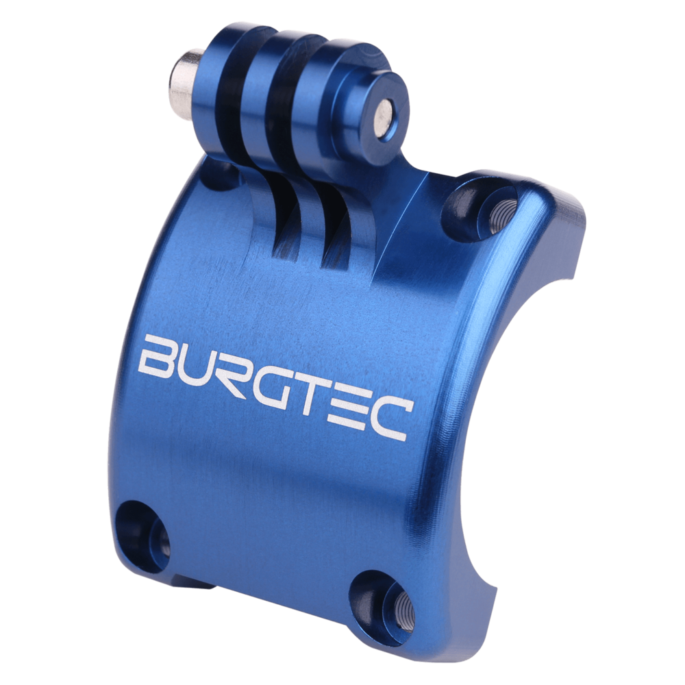 Burgtec Enduro MK2 Stem GoPro Mount 35mm Deep Blue