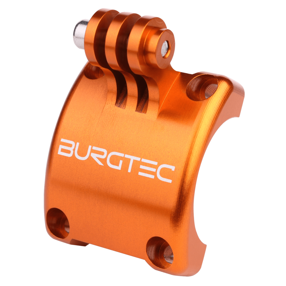 Burgtec Enduro MK2 Stem GoPro Mount 35mm Iron Bro Orange