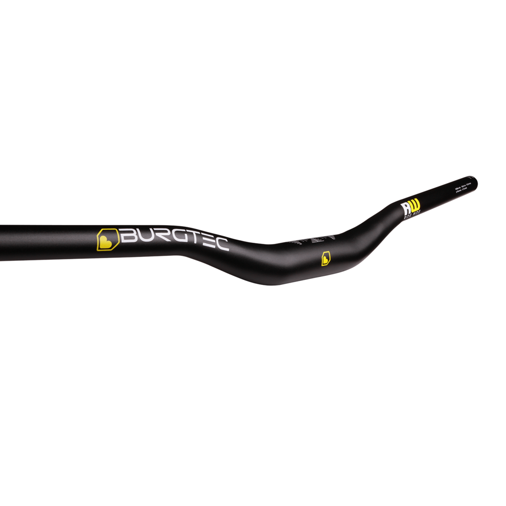 Burgtec Ride Wide Alloy Bar 35mm 800mm Rise:30mm Black
