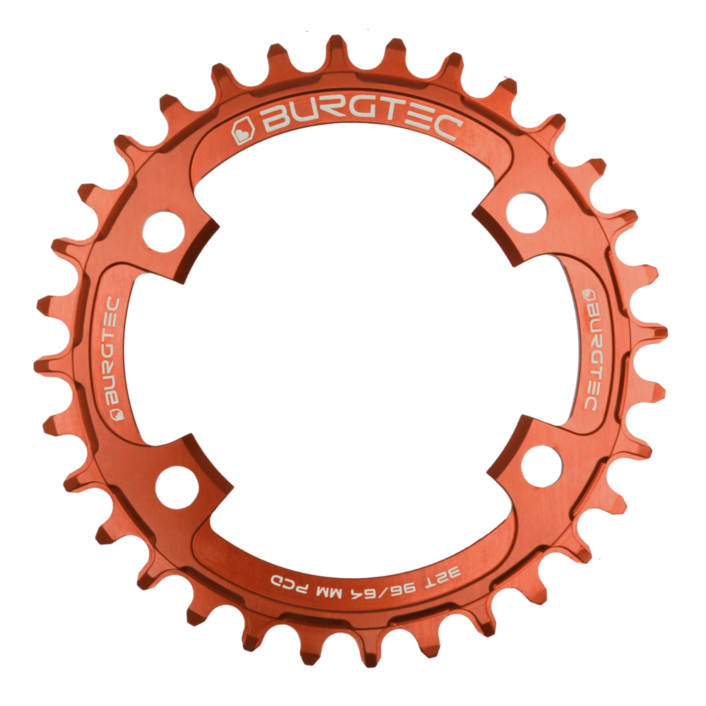 Burgtec Thick-Thin Chainring 96/64mm BCD XT/XTR 30T Kash Bronze