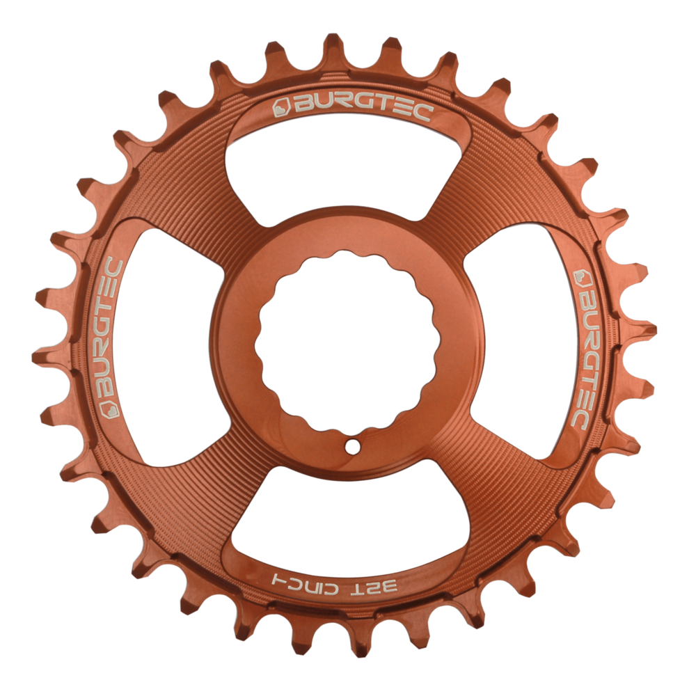 Burgtec Thick-Thin Chainring Race Face Cinch Direct Mount 32T Kash Bronze