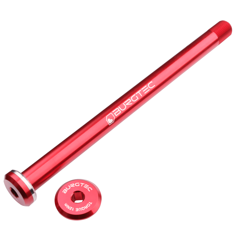 Burgtec Santa Cruz Rear Axle 12 x 168.5mm Race Red
