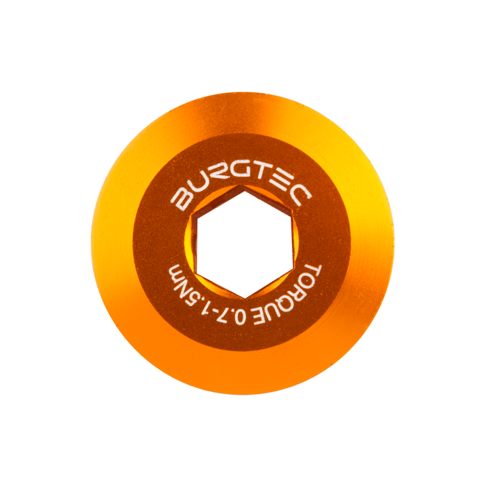 Burgtec Shimano Crank Bolt Iron Bro Orange