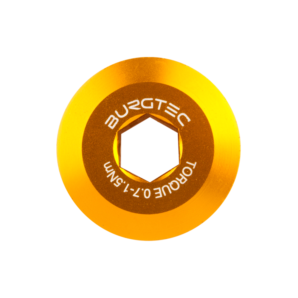 Burgtec Shimano Crank Bolt Bullion Gold
