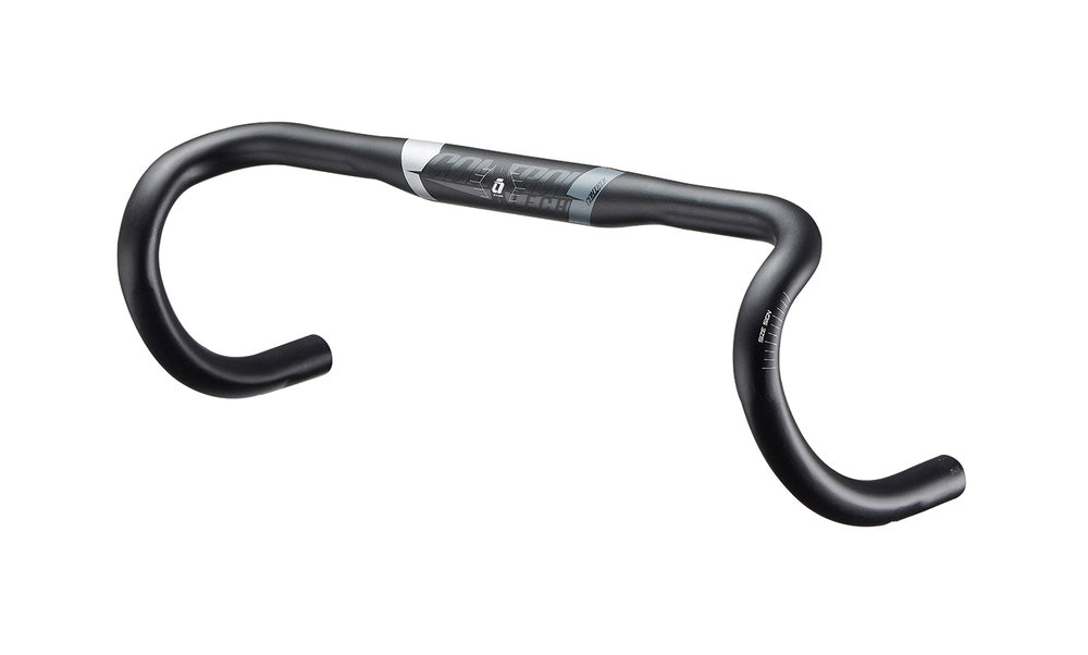Controltech SLA Compact Road Drop Bar 31.8x420mm Flare:4deg Black/Grey