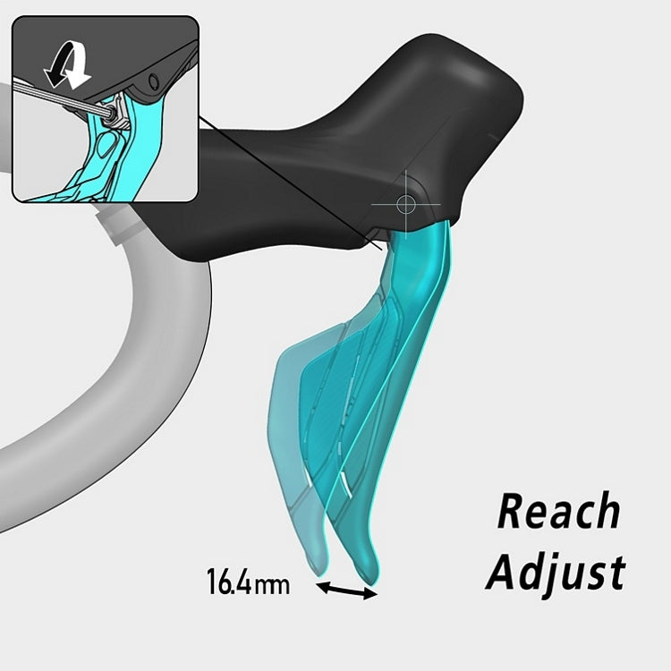 Shimano 105 Di2 Hydraulic Right Disc Brake Dual Control Lever (2x12-speed) (Groupset)