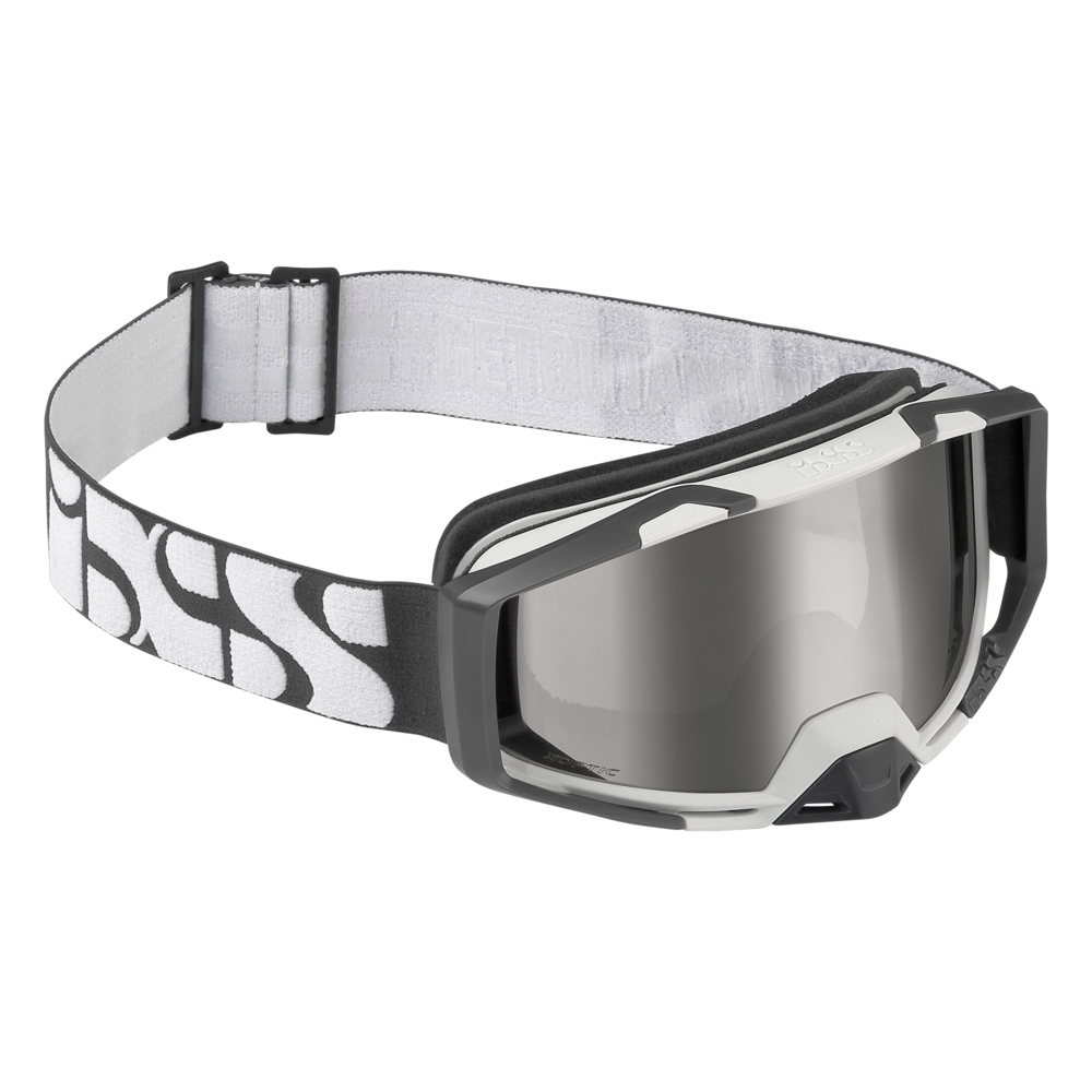 iXS Goggles Trigger Frame:White Lens:Mirror Silver