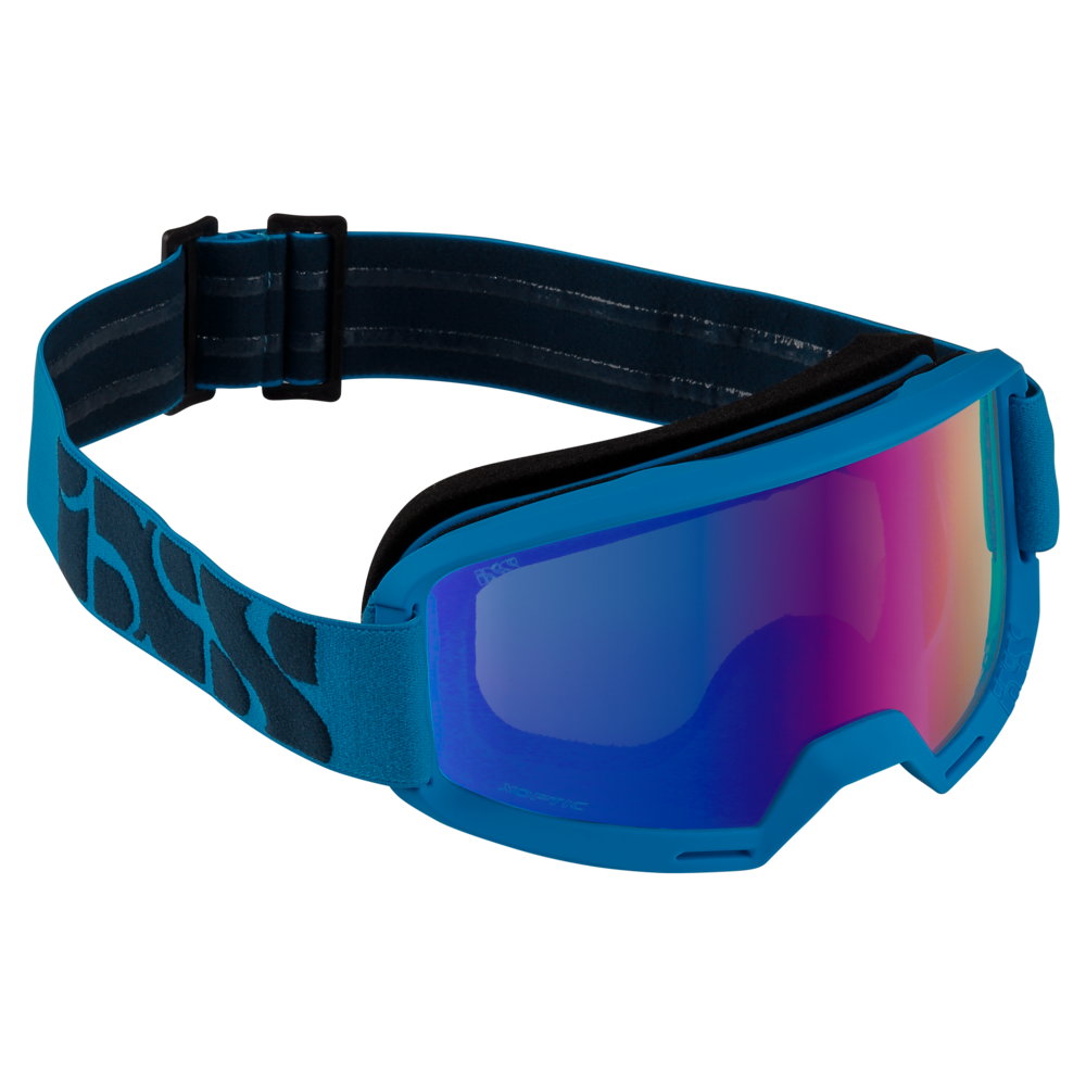 iXS Goggles Hack Frame:Racing Blue Lens:Mirror Cobalt