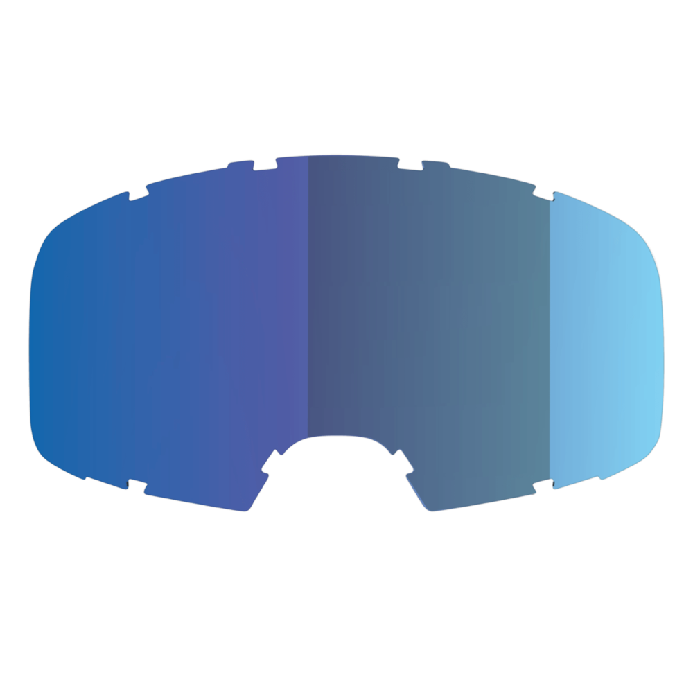 iXS Goggles Lens Single Smoke Mirror Cobalt