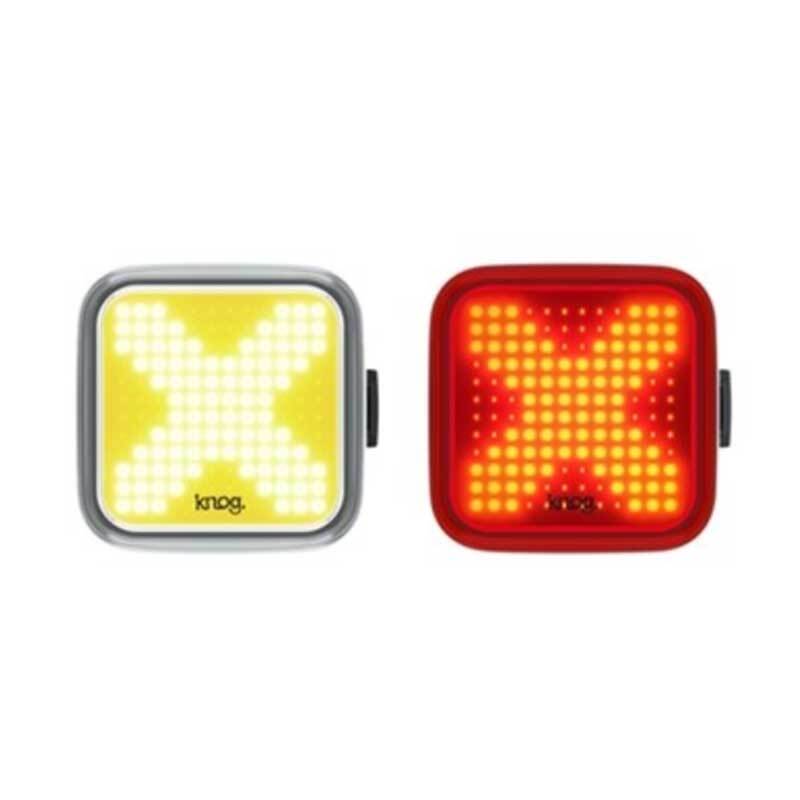 Knog Blinder X Twin Pack Lightset Front 200 / Rear 100 Lumens