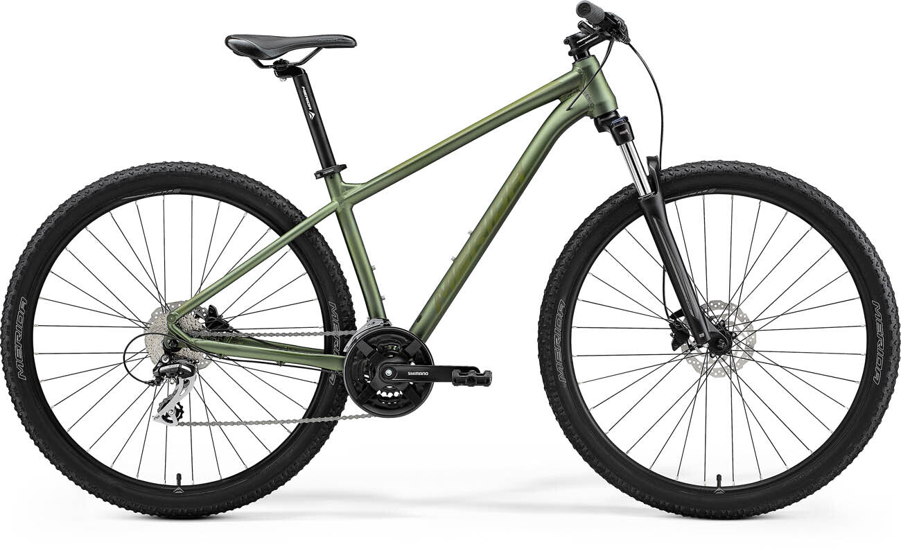 2021 Merida Big Nine 20 Hardtail Mountain Bike - Medium - Matt Fog Green (Moss Green)