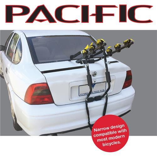 Pacific Rear Mount 3 Bike Boot Rack Bike Carrier - Narrow