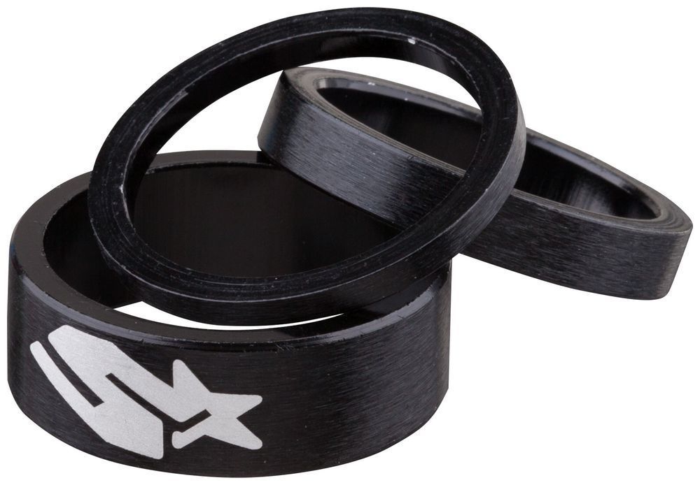 Spank Headset Spacer Kit 3/6/12mm Black