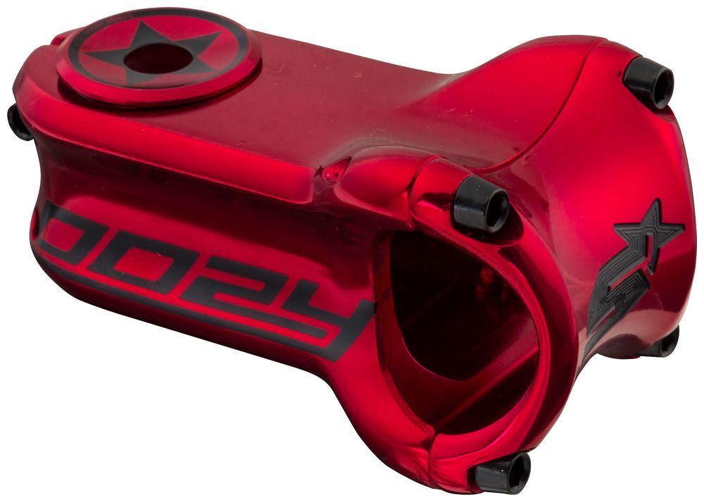 Spank Oozy Trail Stem Length:65mm Red/Black