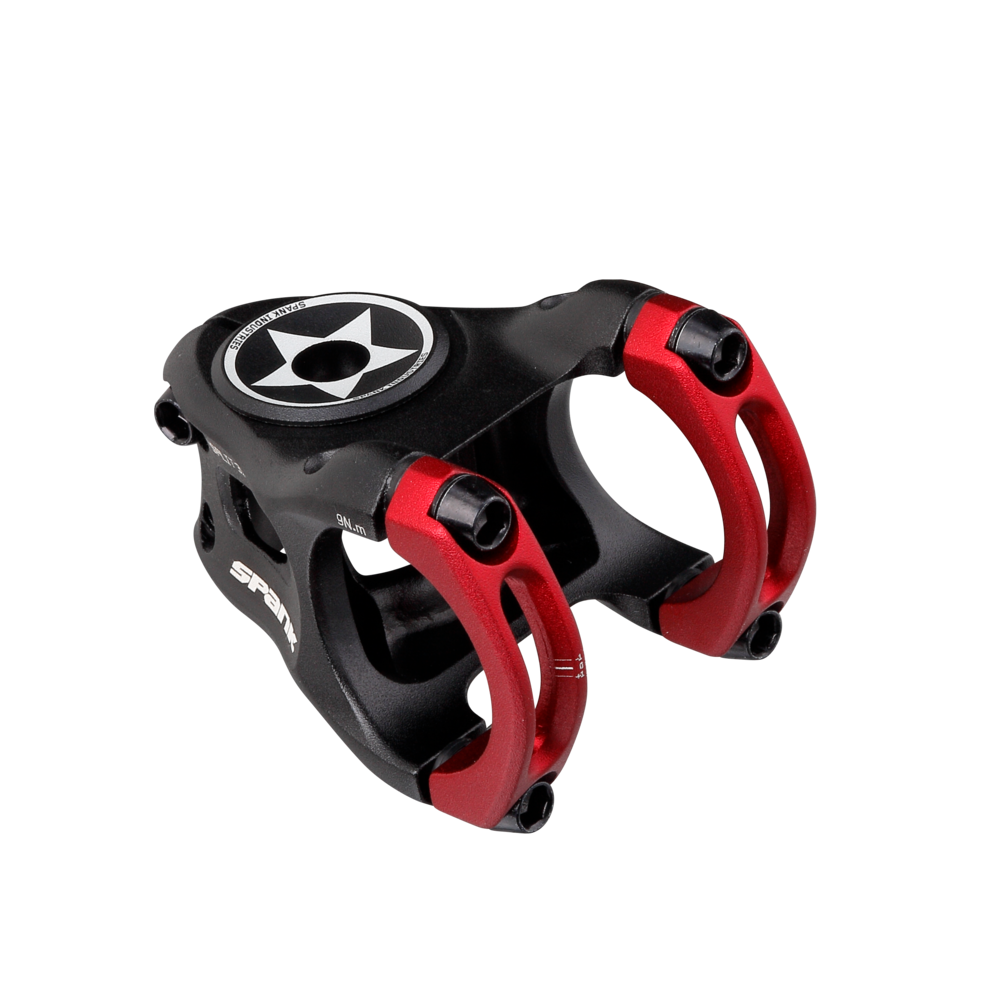 Spank Split 35 Stem Length:35mm Red
