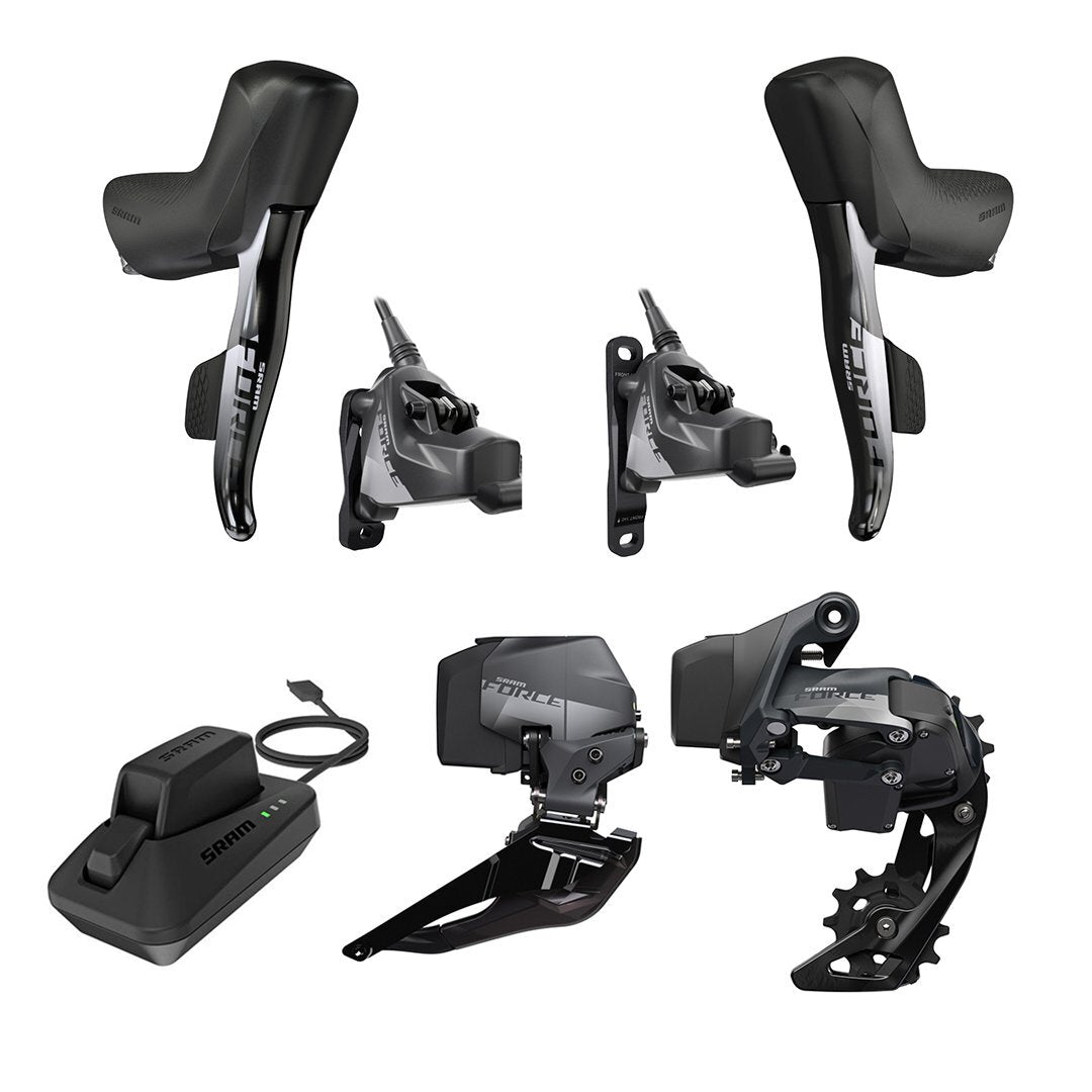 SRAM Force eTap AXS 2x Hydraulic Disc Brake Road Kit