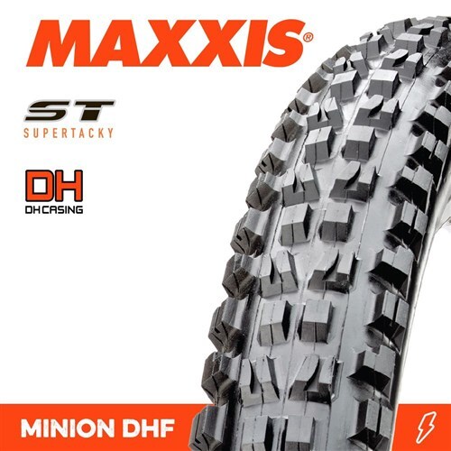 Maxxis Minion DHF 27.5 x 2.50 WT DH Casing SuperTacky Wire Bead MTB Tyre