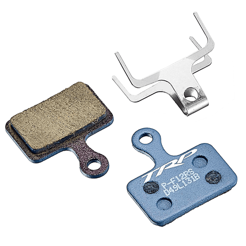 TRP F12RS Resin Disc Pad for Flat Mount 2 Piston Disc Brake, Blue