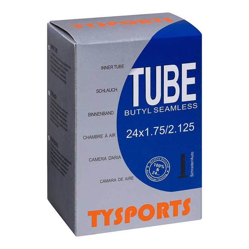 TY Sports 24 x 1.75/2.125" Schrader Valve Inner Tube