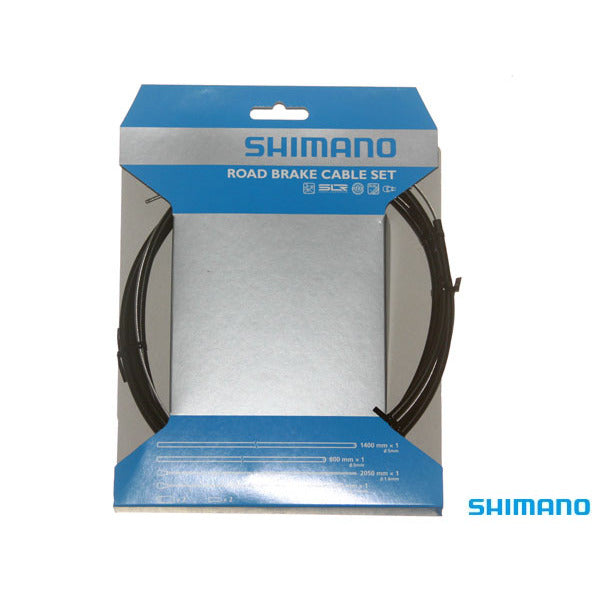 Shimano Brake Cable Set - Road PTFE Stainless / Sil-Tec Black