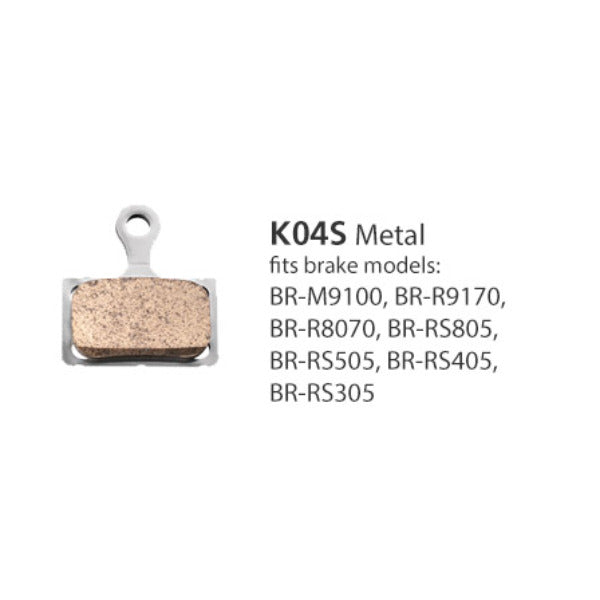 Shimano BR-R9170 Metal Pads & Spring K04S also BR-M9100