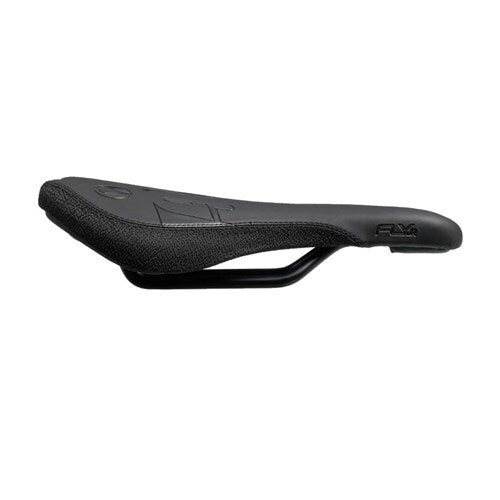 SDG Fly Jr Steel Saddle - Black Synthetic - Black Cord - Youth