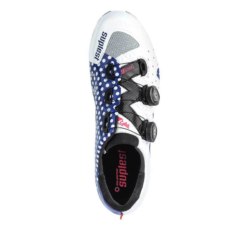 Maap Suplest Edge/3 Pro 2019 Carbon Cycling Shoes [Colour: White/Navy] [Size: 7.5 US (40 EUR)]
