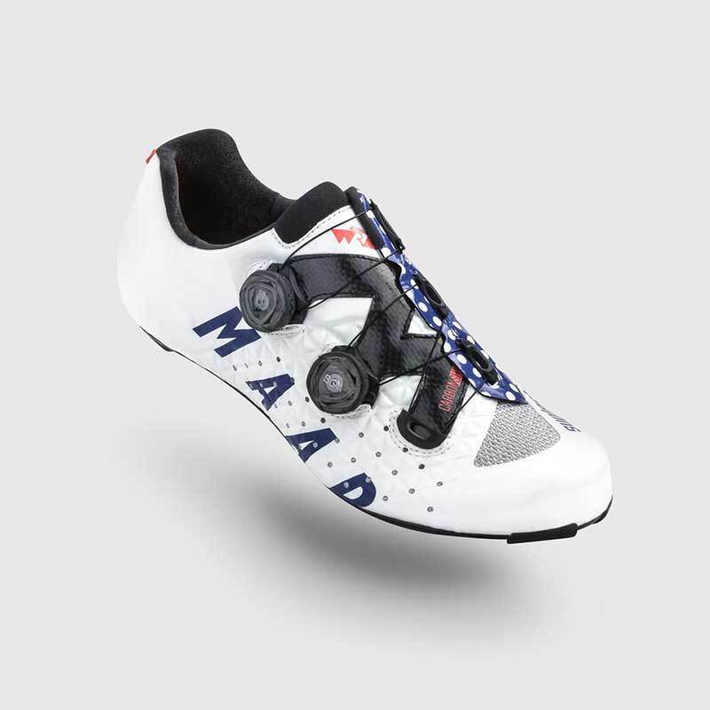 Maap Suplest Edge/3 Pro 2019 Carbon Cycling Shoes [Colour: White/Navy] [Size: 7.5 US (40 EUR)]