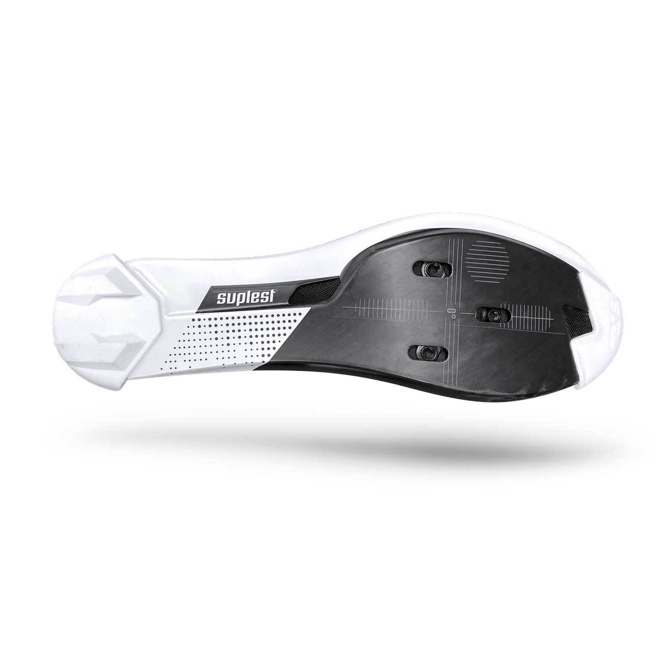 Suplest Edge+ Pro Road Carbon Cycling Shoes - White