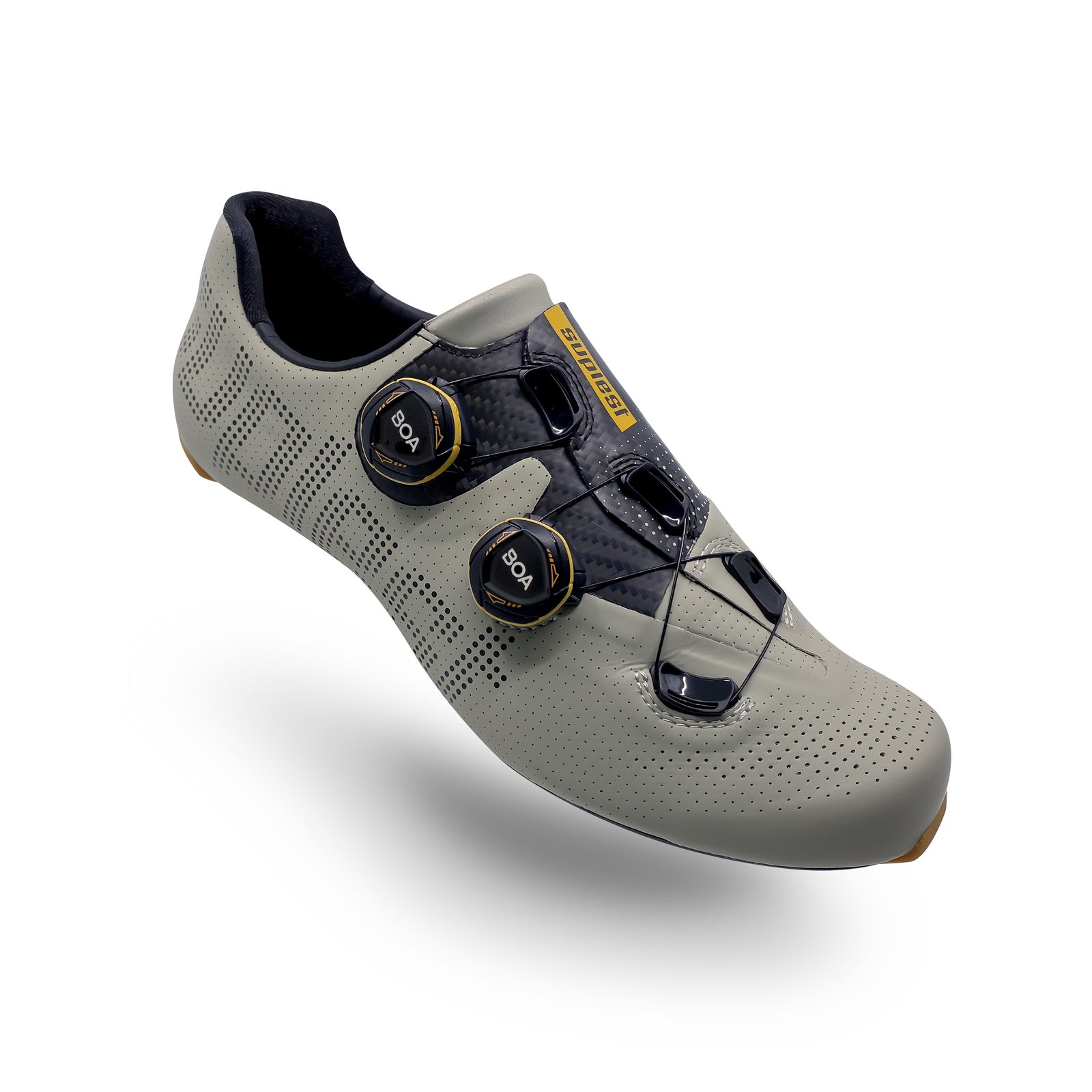 2021 Suplest Edge+ Pro Road Carbon Cycling Shoes [Colour: Fango] [Size: 9 US (42 EUR)]