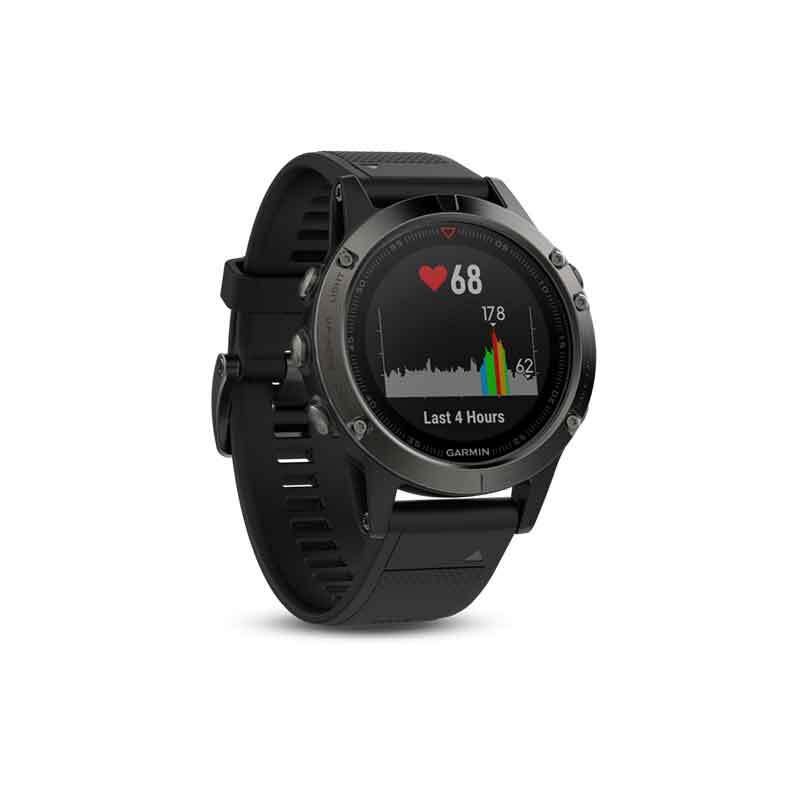 Garmin Slate Gray f�®?nix?? 5 with Black Band (Watch Only)