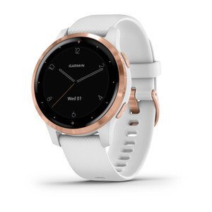 Garmin Vivoactive 4S GPS Smartwatch [Colour: White/Rose Gold]