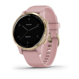 Garmin Vivoactive 4S Smartwatch [Colour: Dust Rose/Light Gold]