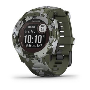 Garmin Instinct Solar Edition GPS Watch - Camo [Colour: Lichen Camo]